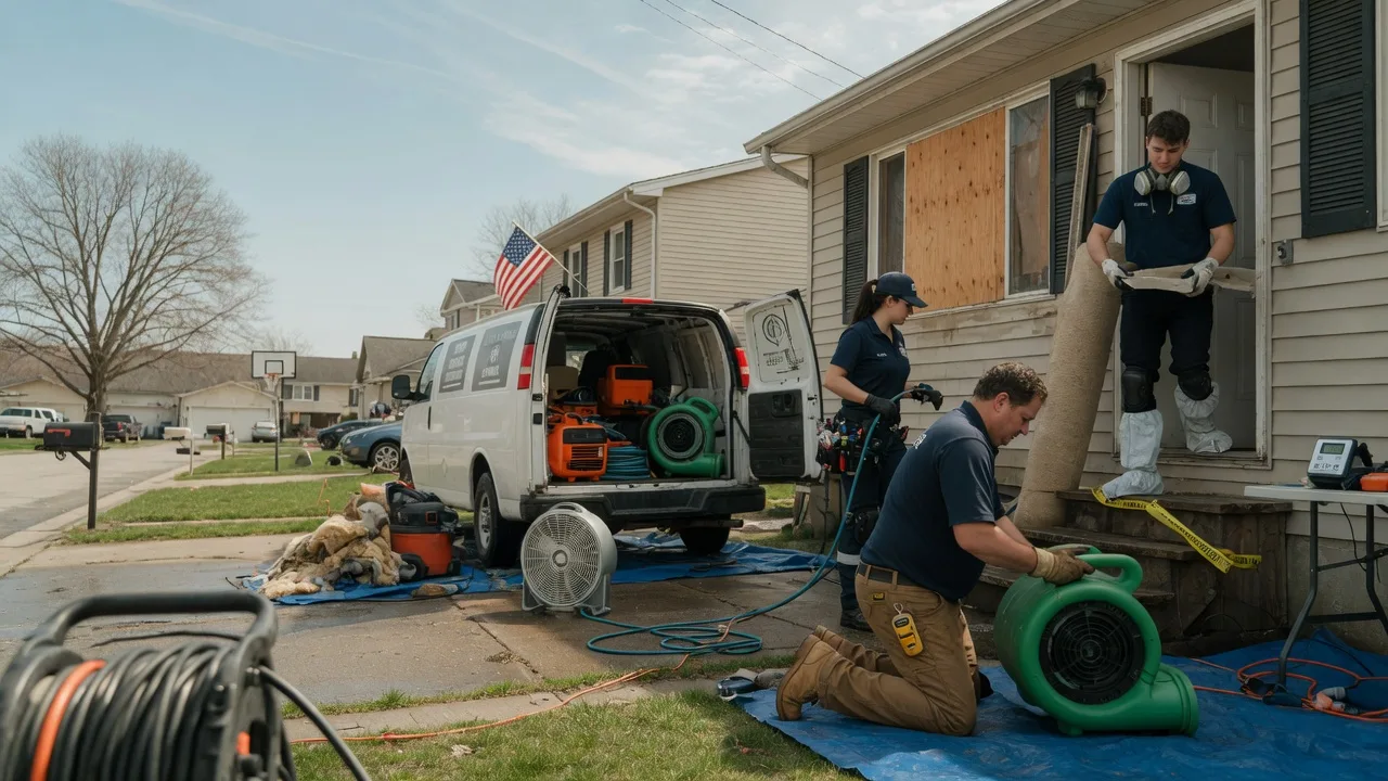 Water Damage Restoration in Riddlesburg, PA near me